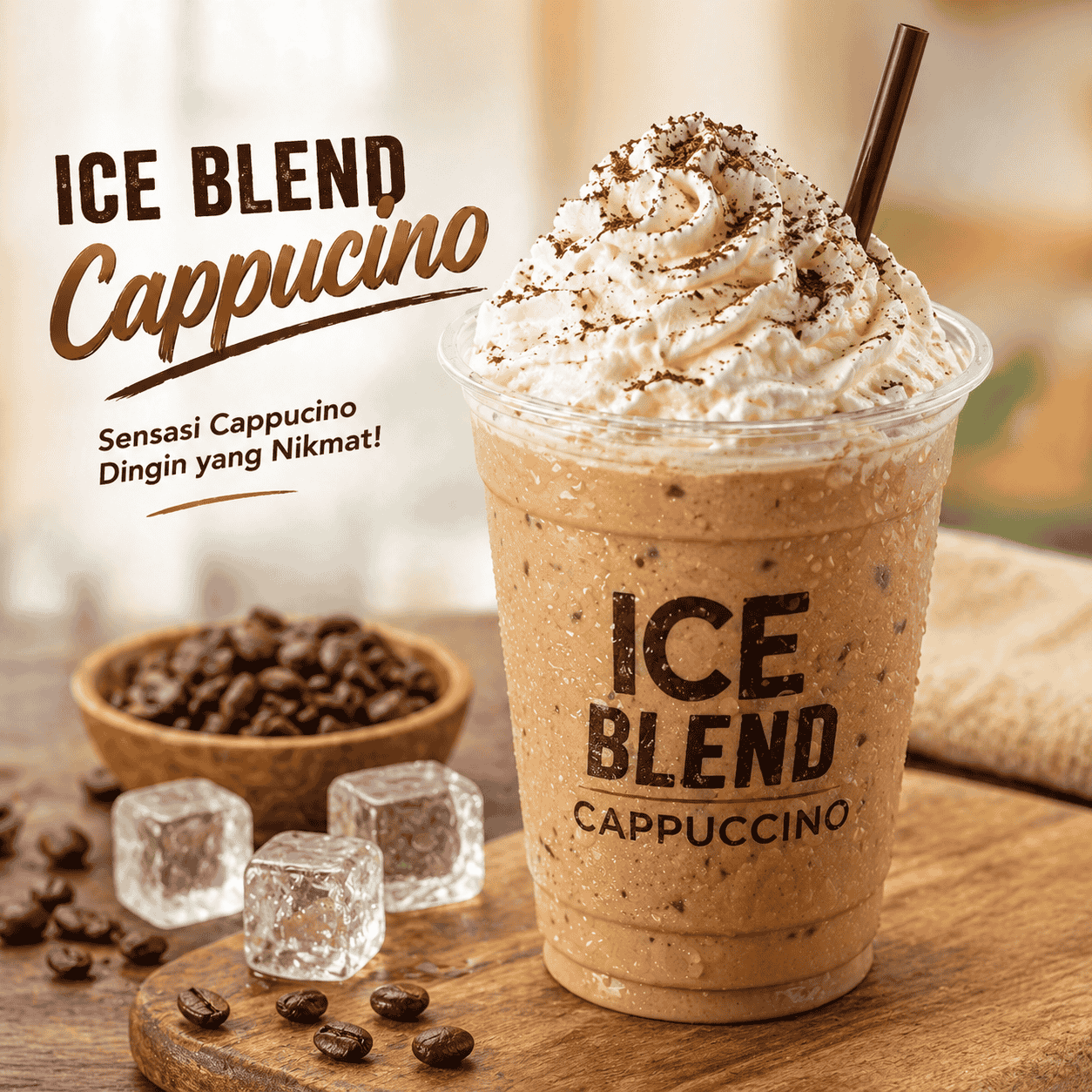 Ice Blend Cappucino Rice Bowl Mantul